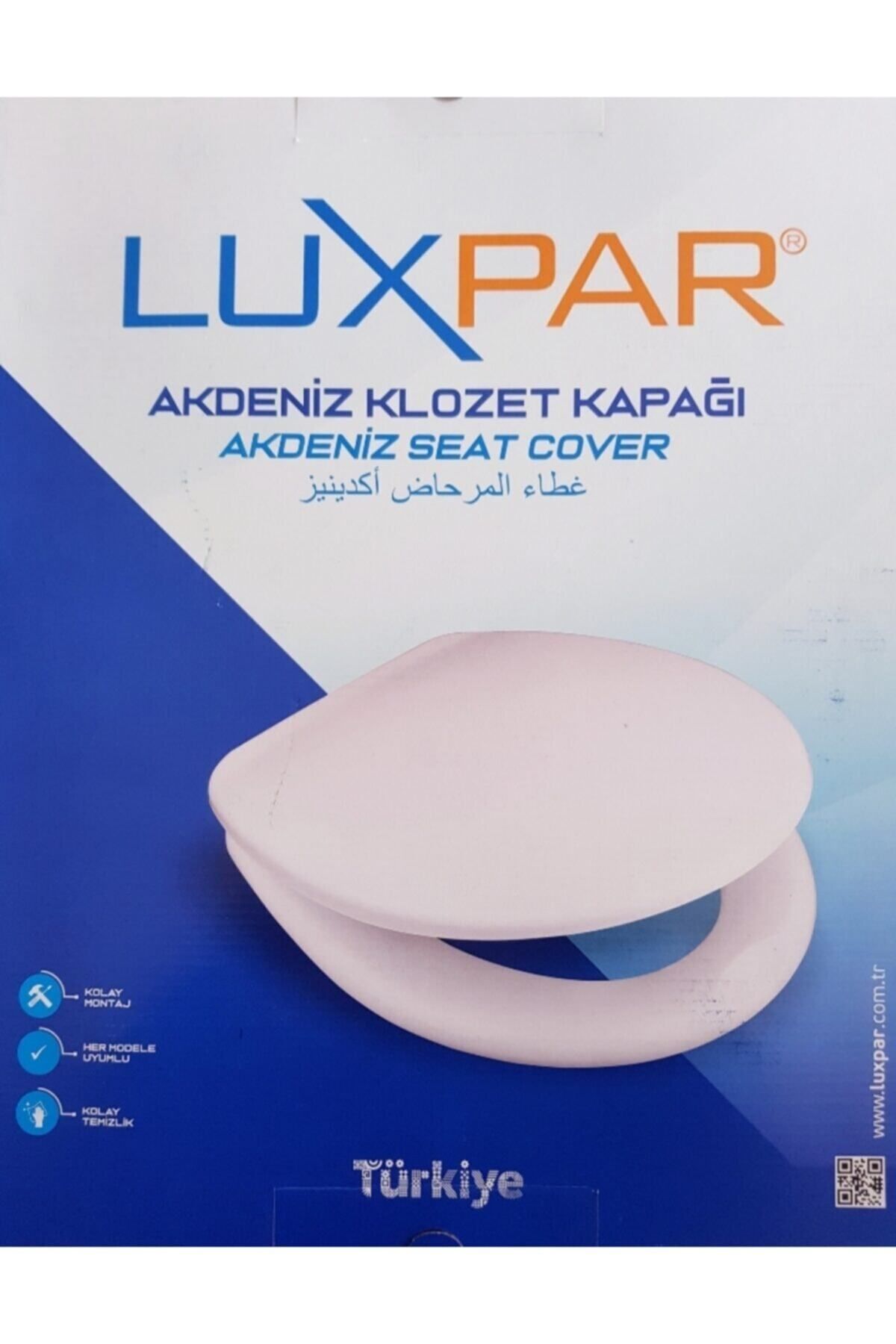 Lüxpar Plastik Beyaz Klozet Kapağı 